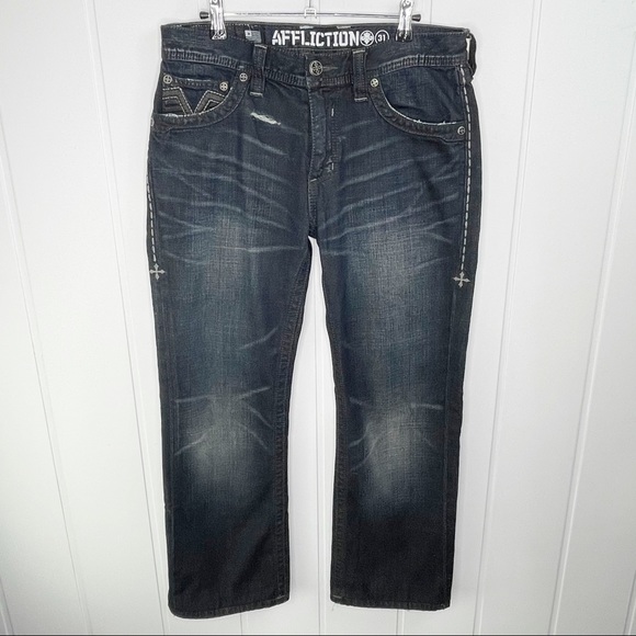 Affliction Other - Affliction Men’s Dark Wash Jeans 31x27